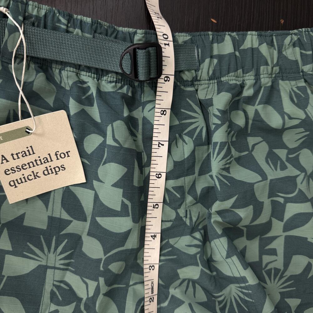 REI Trailmade Amphib Shorts Womens Small Hiking Hike Swim Sun Peak Jasper Green - Picture 7 of 10